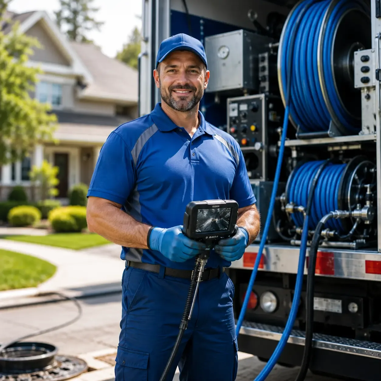 Local outdoor drain cleaning specialists in Lannon, WI